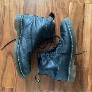 Dr. Martens black leather